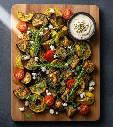 Discover a quick, flavorful way to roast Japanese eggplant and squash in your air fryer with dill and zesty dressing for a healthy side dish.