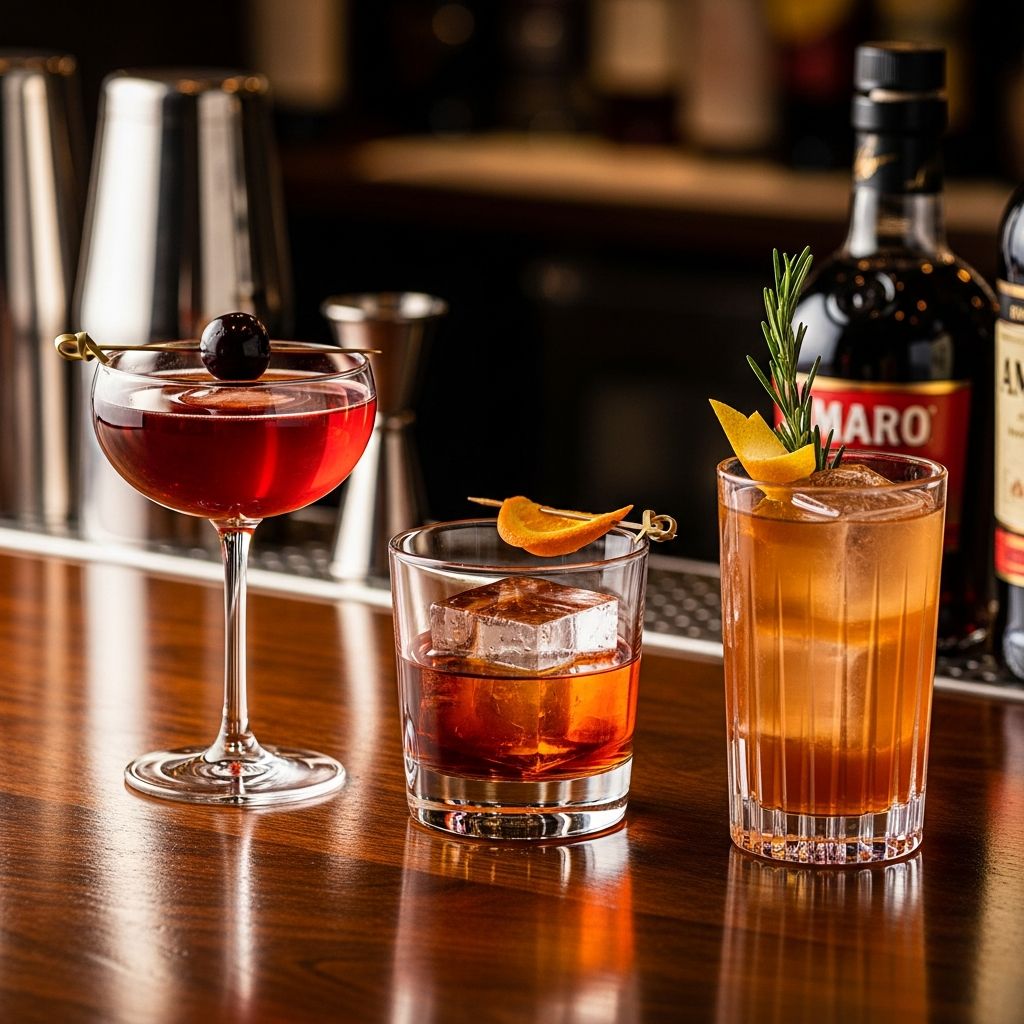 Discover the bitter-sweet magic of amaro in these inventive cocktail recipes that blend tradition with modern flair for unforgettable drinks.