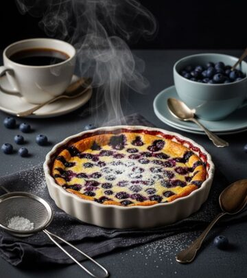 Master the art of blueberry clafoutis with this comprehensive guide to creating a custardy French delight bursting with fresh berries and simple elegance.