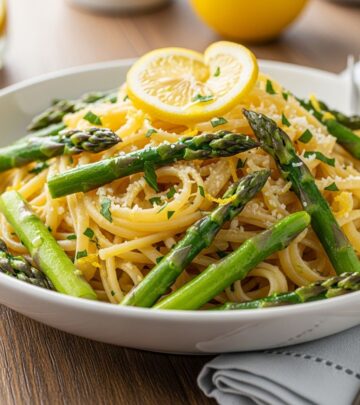 Discover a zesty, creamy pasta dish blending fresh asparagus and lemon for a quick, flavorful spring meal ready in under 30 minutes.