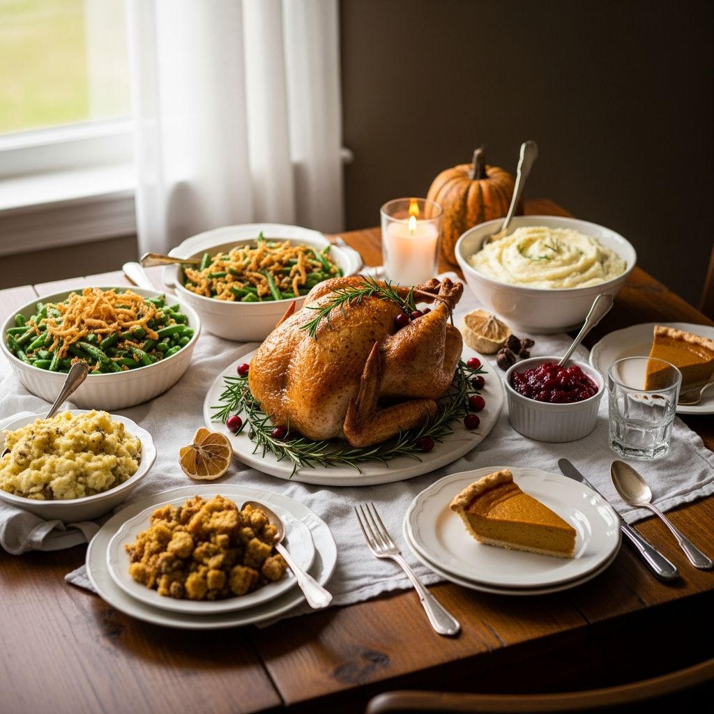 Discover how to create a complete Thanksgiving meal for under $10 per person using smart shopping and simple recipes that deliver big flavor.