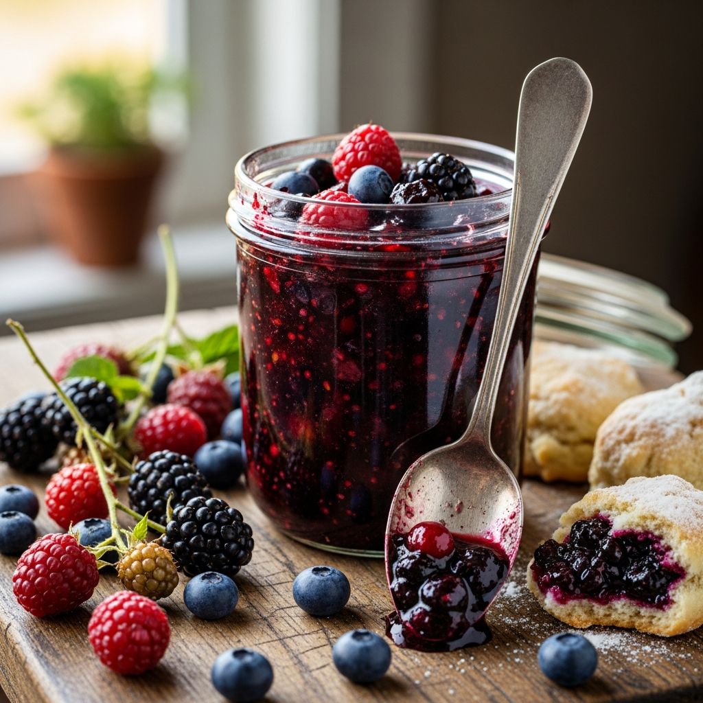 Bumbleberry Jam: 5-Step No-Pectin Recipe For Homemade Jars Discover the art of crafting versatile bumbleberry jam with mixed berries, from no-pectin simplicity to professional canning techniques for year-round enjoyment.