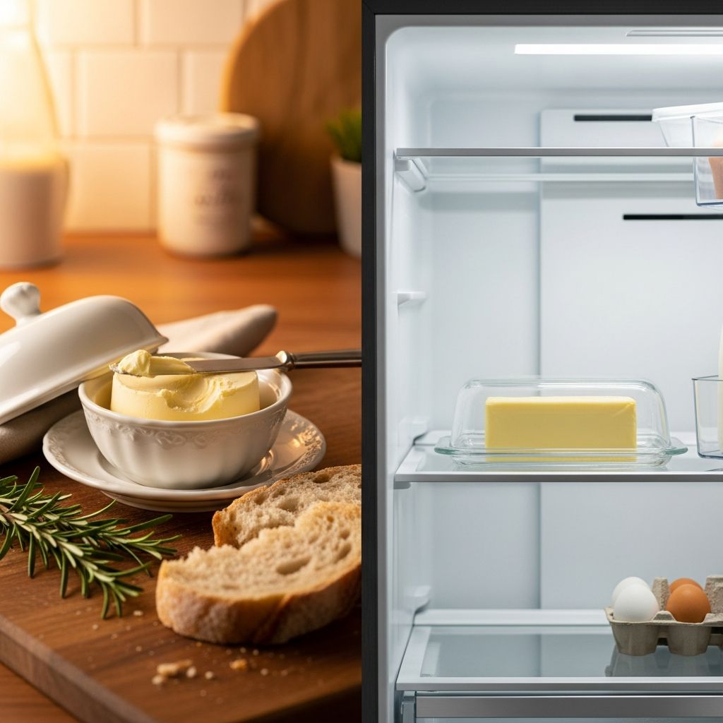 Butter Storage Guide: Fridge or Counter? Discover safe ways to store butter at room temperature, in the fridge, or freezer while preventing spoilage and maintaining freshness.