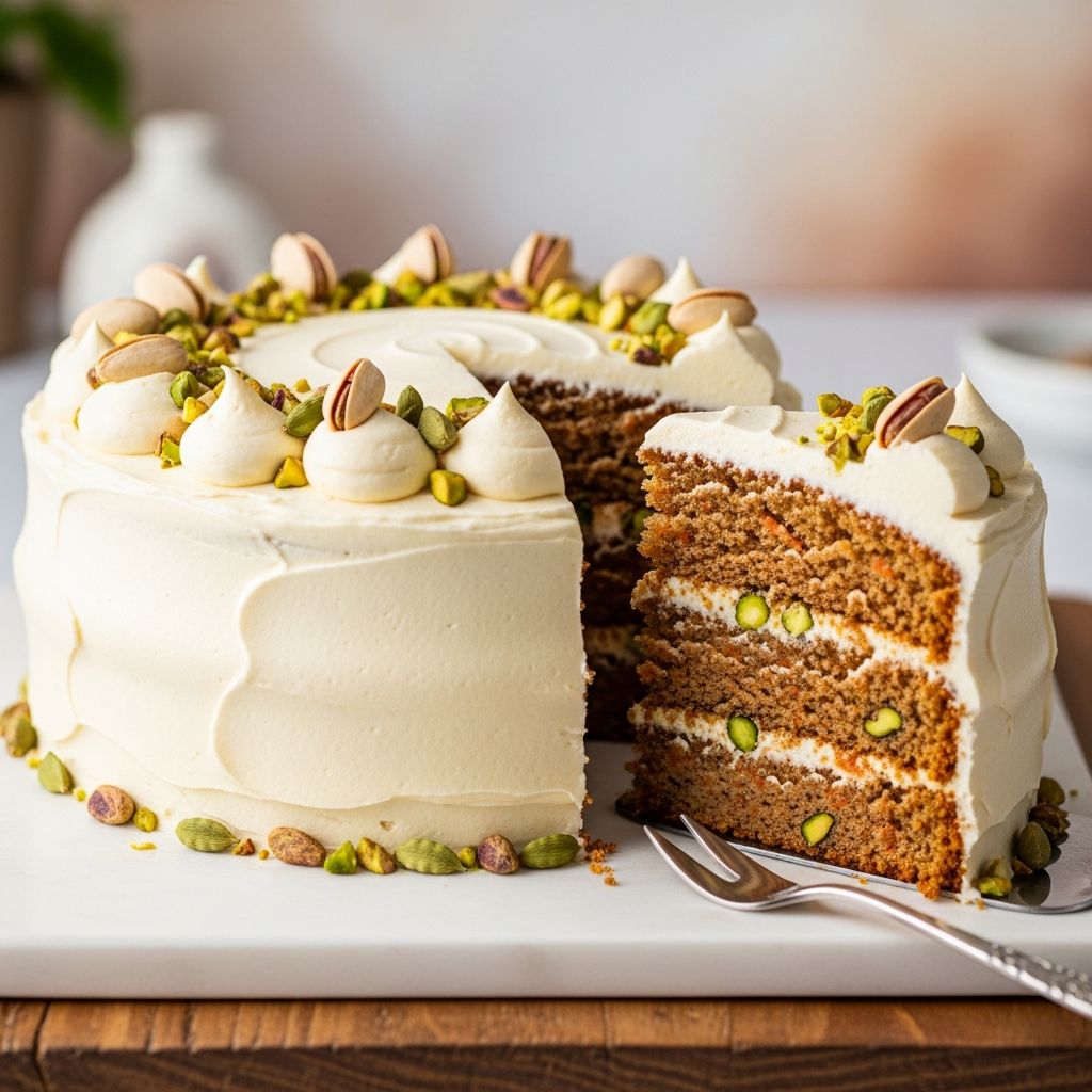 Master the art of baking a fragrant, nutty carrot cake with warm spices.