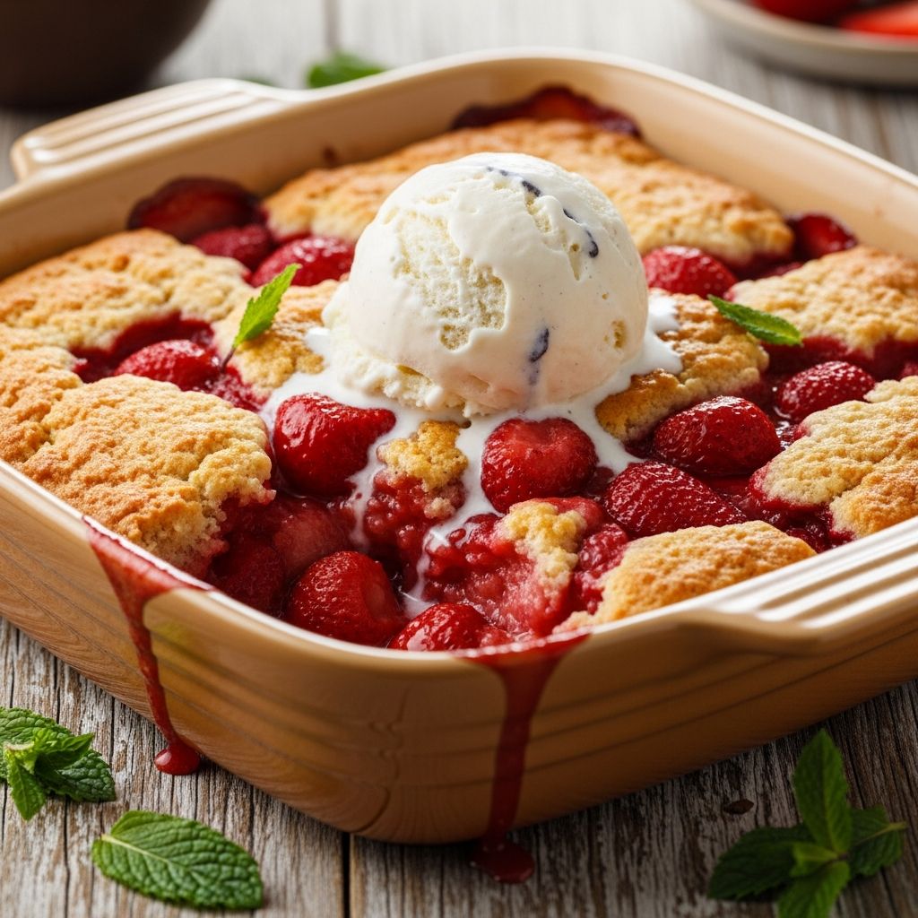 Classic Southern Strawberry Cobbler: 6 Easy Steps Discover the timeless charm of Southern strawberry cobbler with fresh berries and a golden crust for the ultimate warm dessert experience.