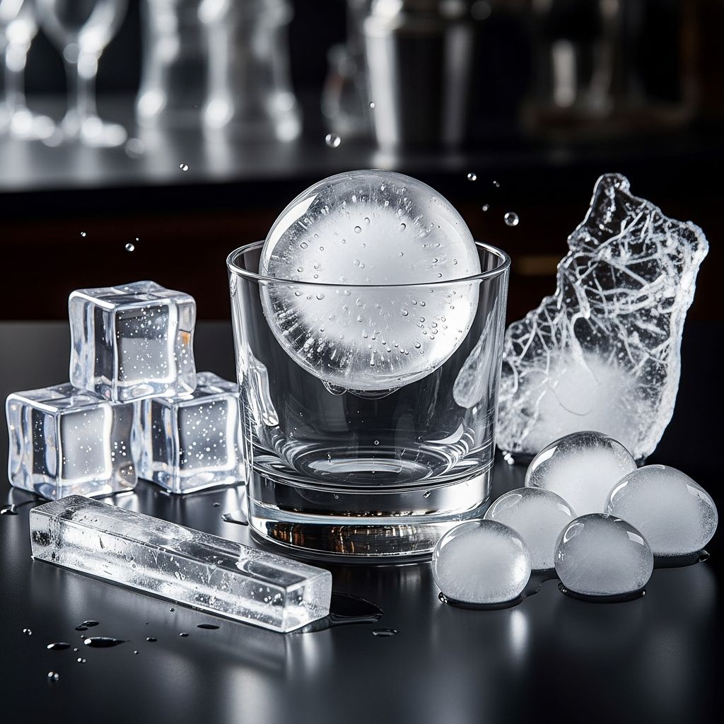 Unlock the art of perfect cocktails with expert insights on ice shapes, their melt rates, and ideal drink pairings for home and pro bartenders.