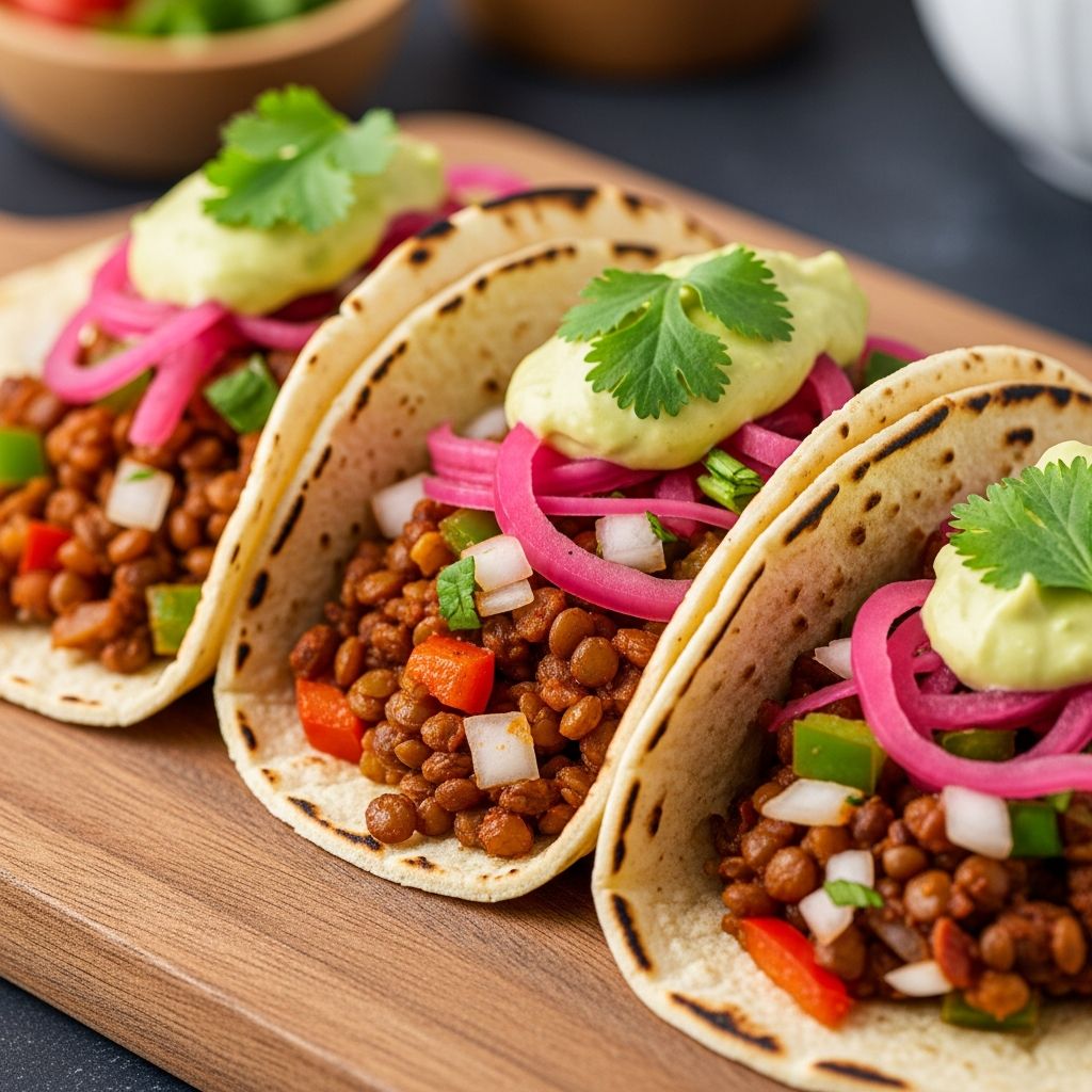 Discover hearty, plant-based lentil tacos bursting with bold flavors, perfect for quick weeknight dinners or meal prep.