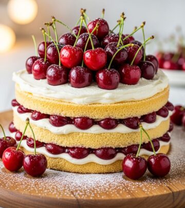 Discover the joy of baking a moist, fruit-packed cherry cake that's perfect for summer gatherings and effortless indulgence.