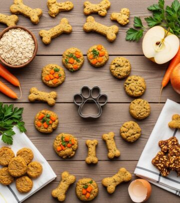 Discover simple, wholesome recipes to bake nutritious treats for your furry friend at home with everyday ingredients.