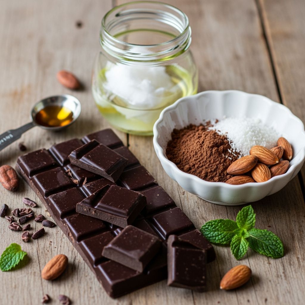 Create indulgent dark chocolate at home with just 4 ingredients