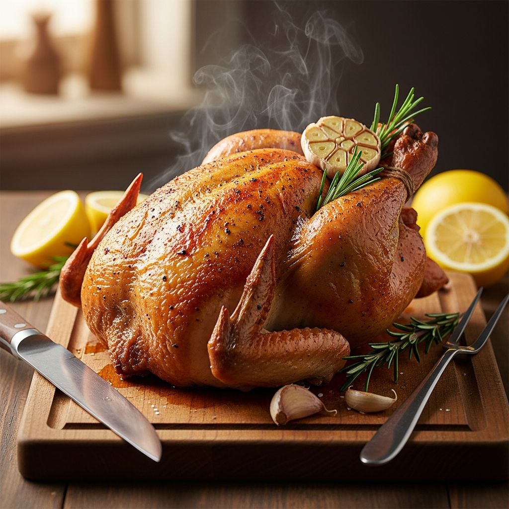 Master a juicy, crispy roast chicken in under an hour with simple ingredients and pro techniques for weeknight dinners.