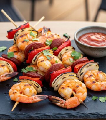 Ignite your grill with bold shrimp and chorizo skewers blending sweet heat and smoky savoriness for unforgettable bites.