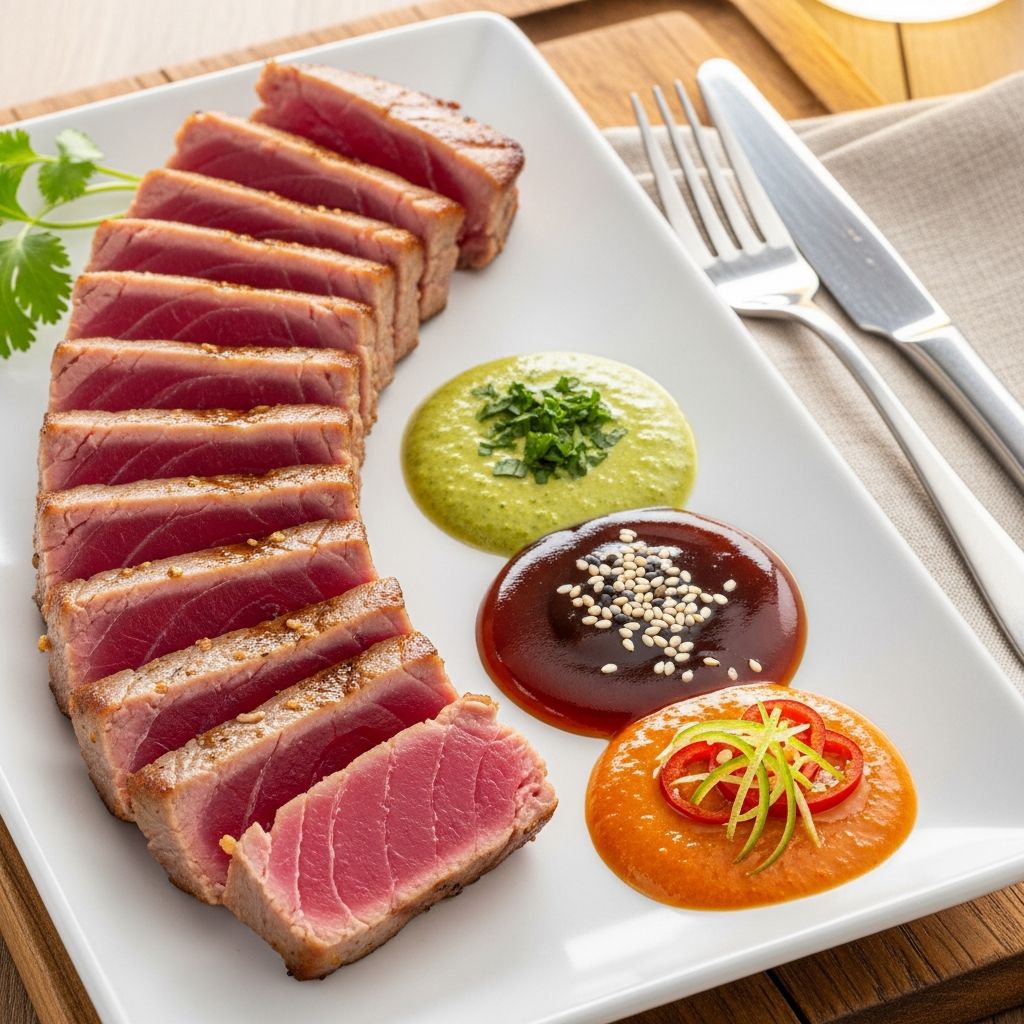 Discover simple marinades that transform tuna steaks into restaurant-quality meals with soy, herbs, citrus, and spices for grilling or searing.