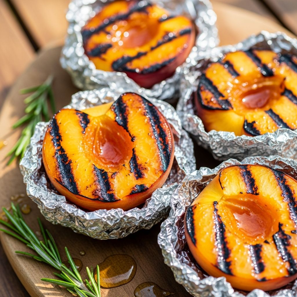 Transform ripe peaches into a caramelized summer treat with this simple foil-grilling method that enhances natural sweetness.