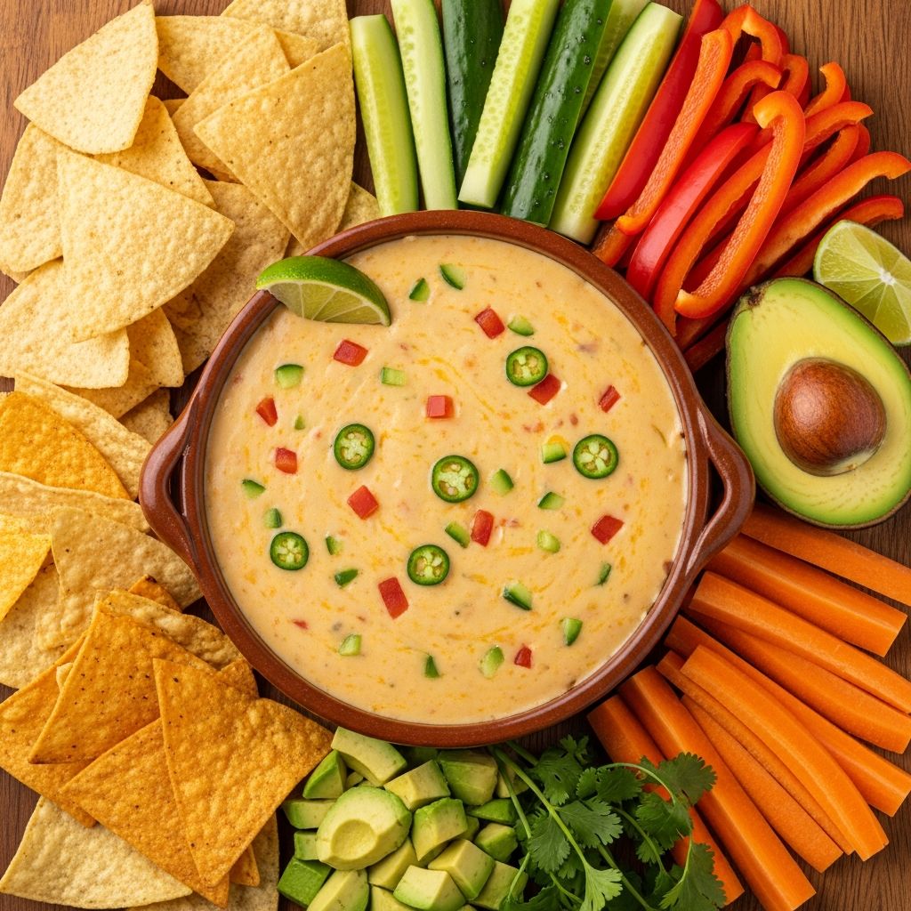 Discover the ultimate creamy queso dip perfect for Cinco de Mayo celebrations, blending fresh cheeses and bold flavors for an irresistible party snack.