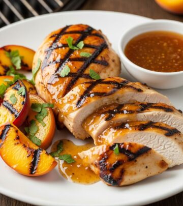 Master the art of grilling with this vibrant ginger peach chicken recipe that fuses zesty spices and juicy summer fruit for an unforgettable meal.