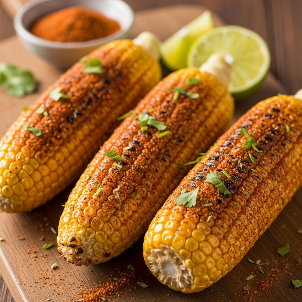 Transform your barbecue with charred corn and zesty spice blends