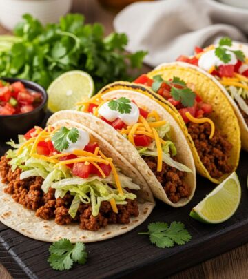 Discover simple, flavorful ground beef taco recipes perfect for busy families and weeknight meals.