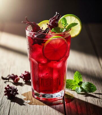 Master the art of brewing refreshing hibiscus iced tea, a Mexican favorite that's tart, sweet, and effortlessly simple to prepare at home.