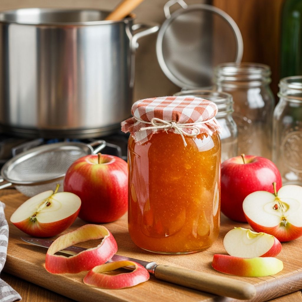 Master the art of crafting crystal-clear apple jelly from fresh fruit with proven techniques and expert tips.
