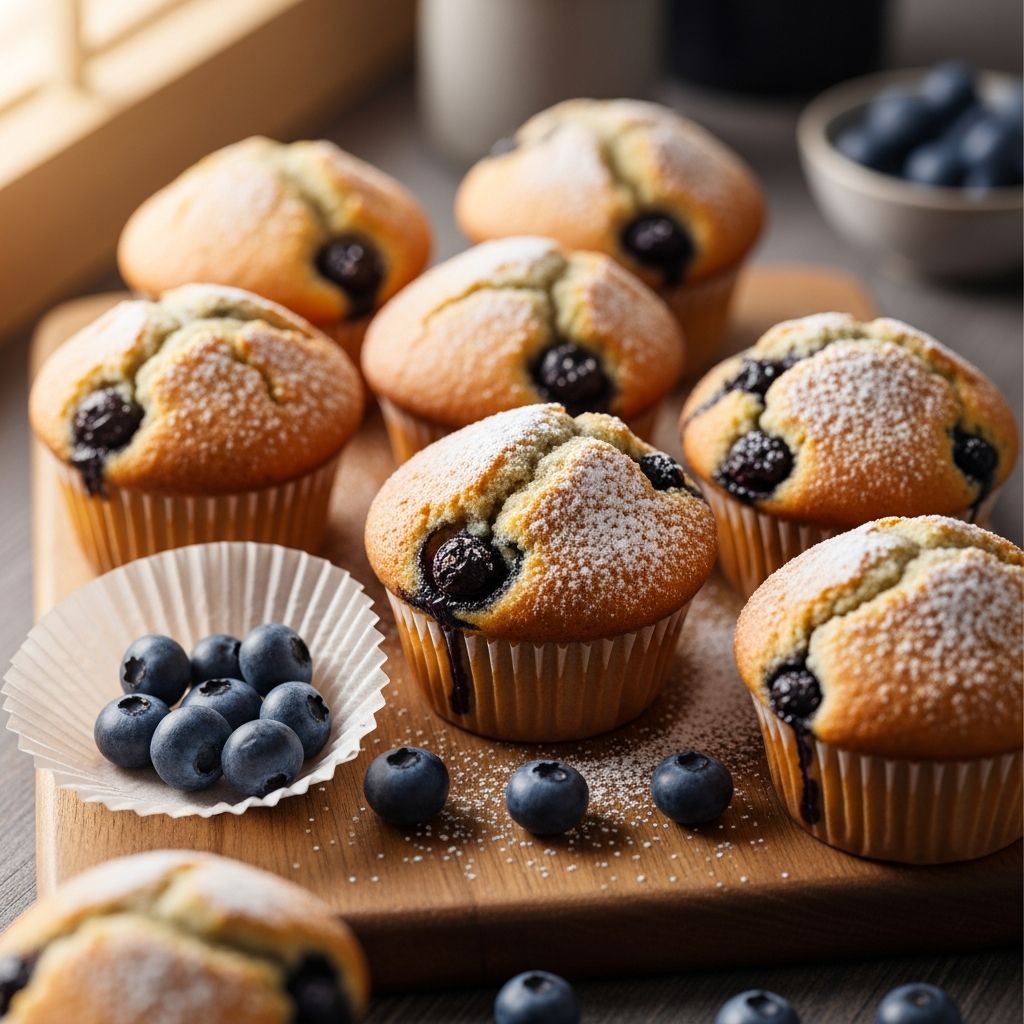 Learn to bake perfectly moist and fluffy blueberry muffins with expert techniques
