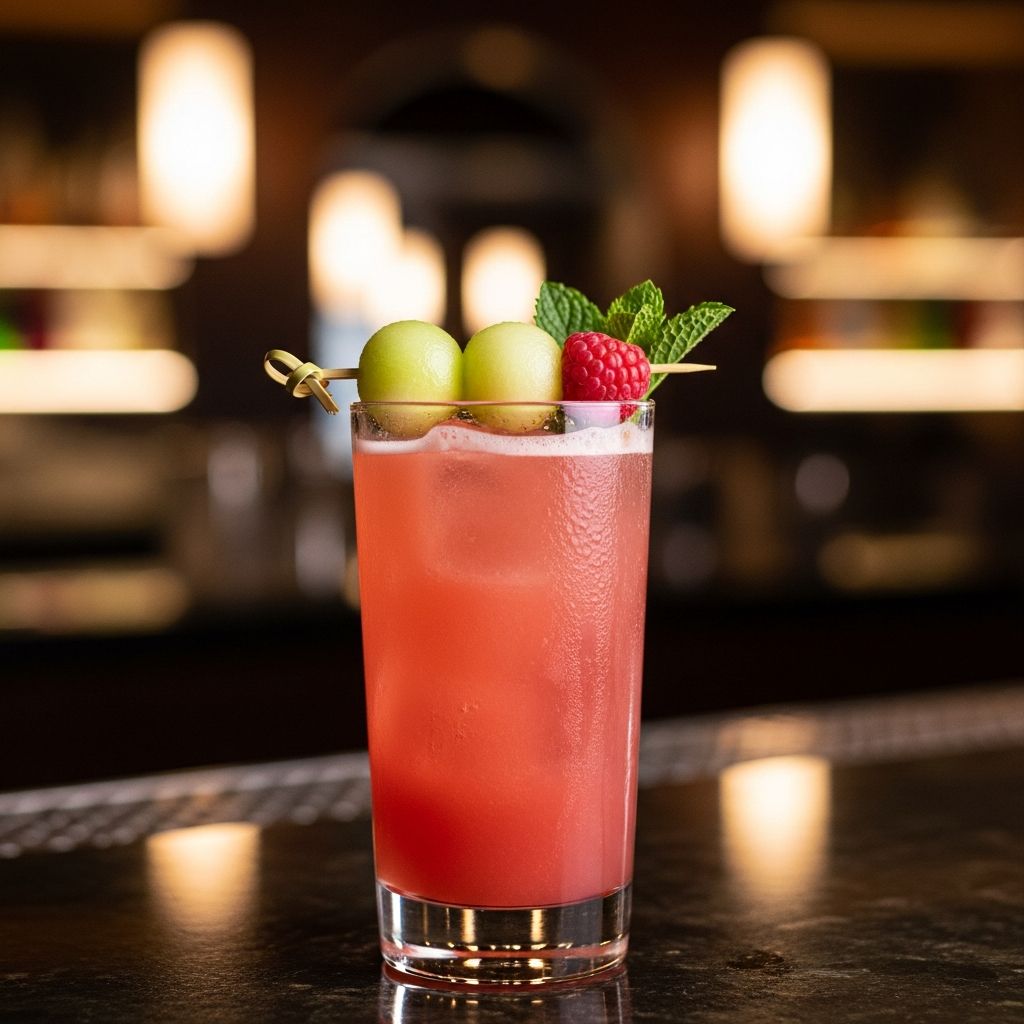 Master the iconic US Open Honey Deuce: a refreshing vodka-lemonade blend with melon garnish, perfect for summer sipping or tennis watch parties.
