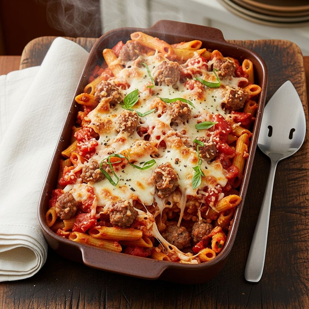 Master the art of creating a rustic one-pan Italian sausage and ricotta pasta dish