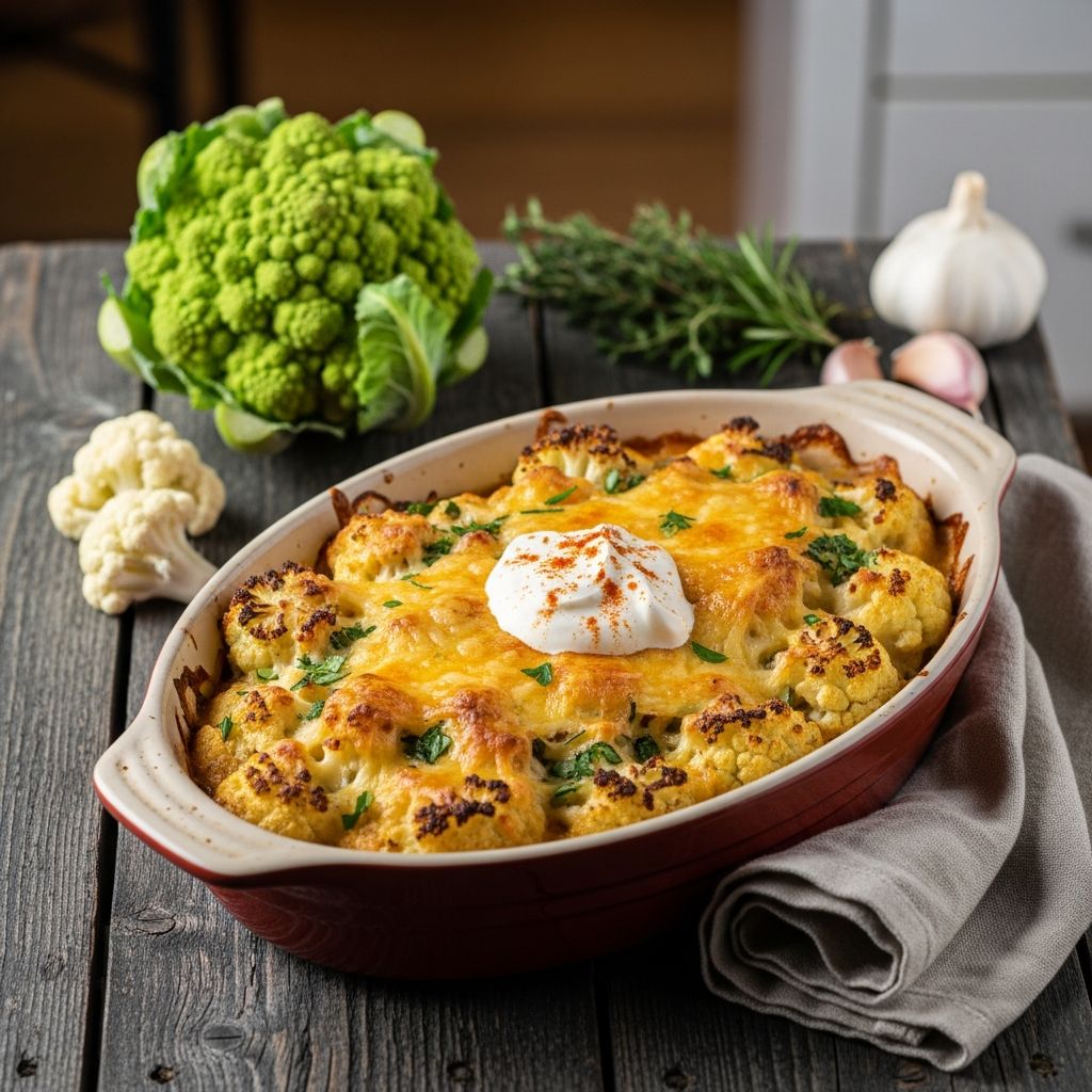 Unlock the ultimate low-carb comfort food with this creamy, cheesy keto cauliflower casserole that's simple to make and irresistibly delicious for any meal.