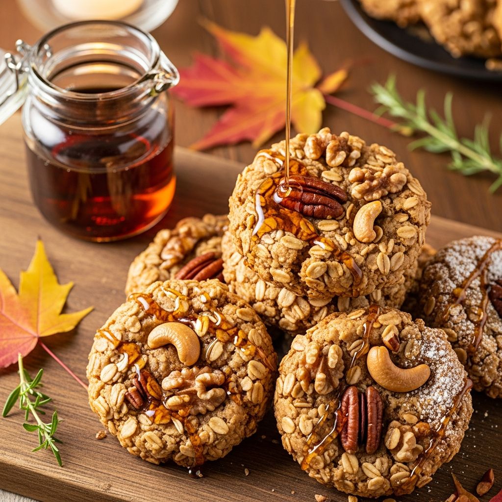 Discover wholesome maple nut granola cookies packed with oats, nuts, and natural sweetness for a healthy treat anytime.