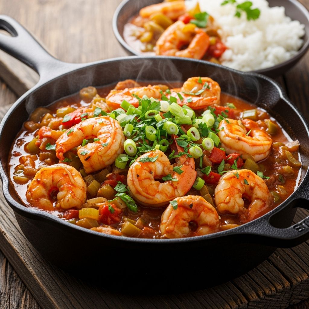 Discover the authentic flavors of Louisiana with this step-by-step guide to creating a rich, spicy shrimp étouffée that captures Cajun tradition.
