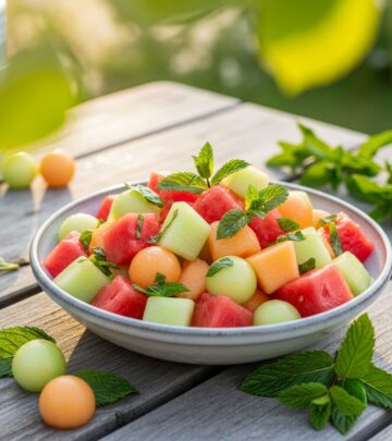 Discover how to create a vibrant, cooling melon salad perfect for warm weather gatherings.