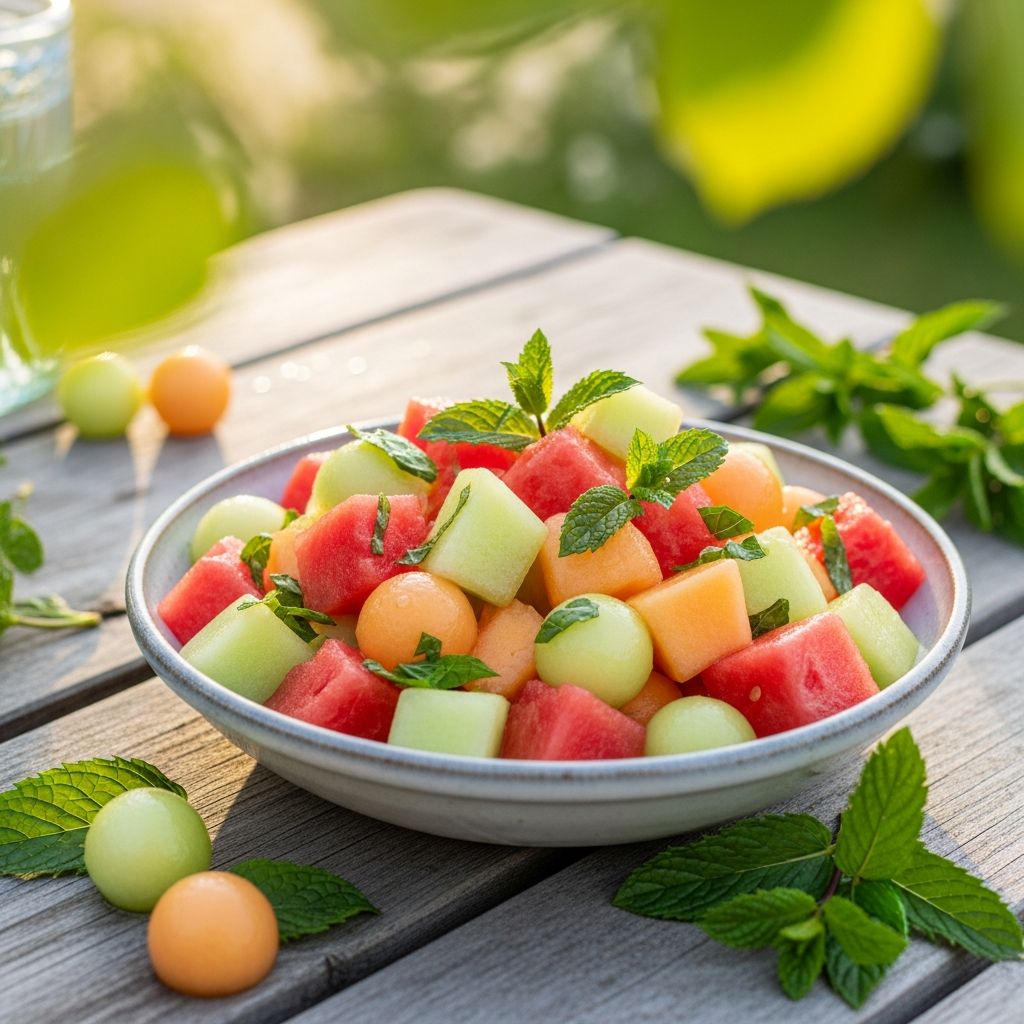 Minted Melon Summer Salad: A Refreshing Guide Discover how to create a vibrant, cooling melon salad perfect for warm weather gatherings.