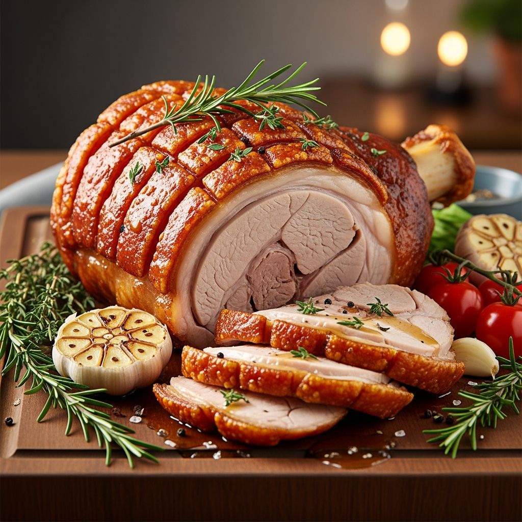 Unlock the secrets to succulent, fall-apart pork leg with crispy skin, perfect for holidays and family feasts.