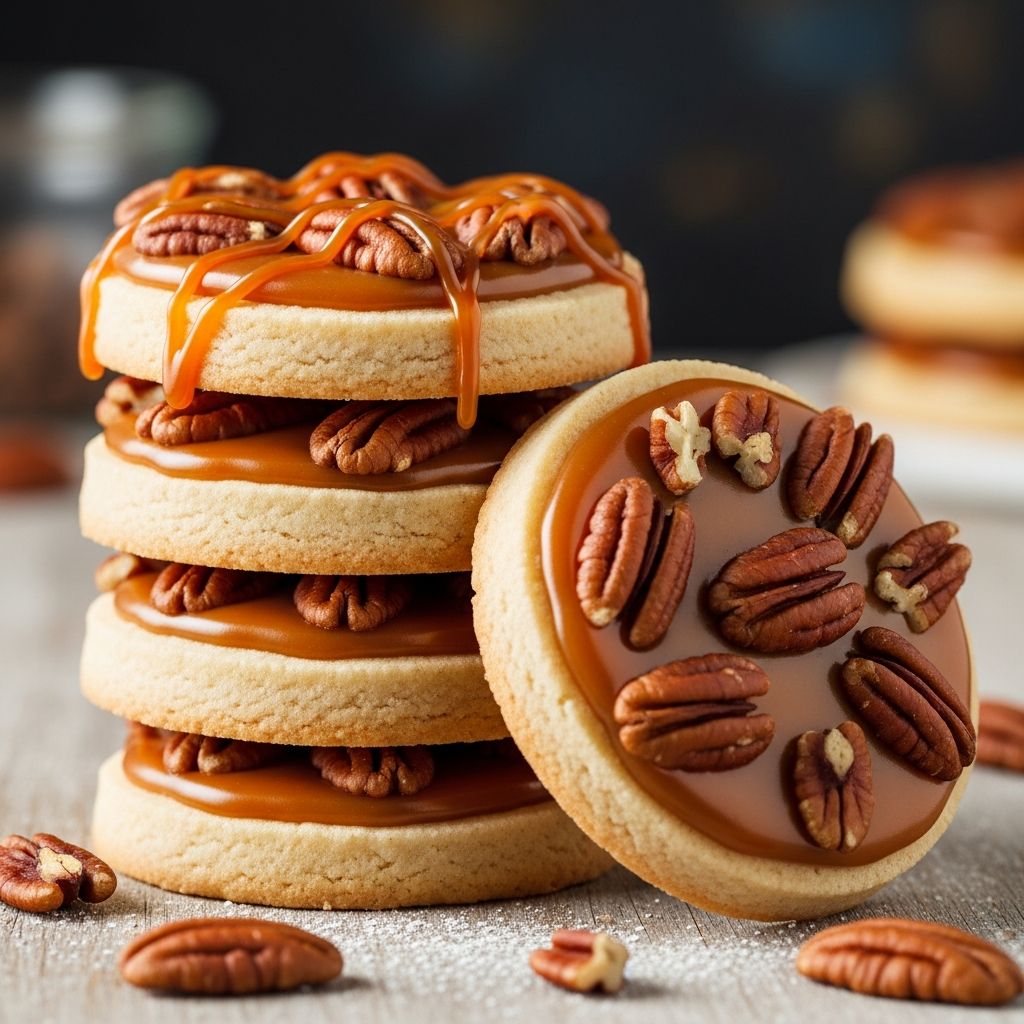 Pecan Caramel Shortbread Cookies Guide Master the art of baking slice-and-bake pecan shortbread with caramel depth