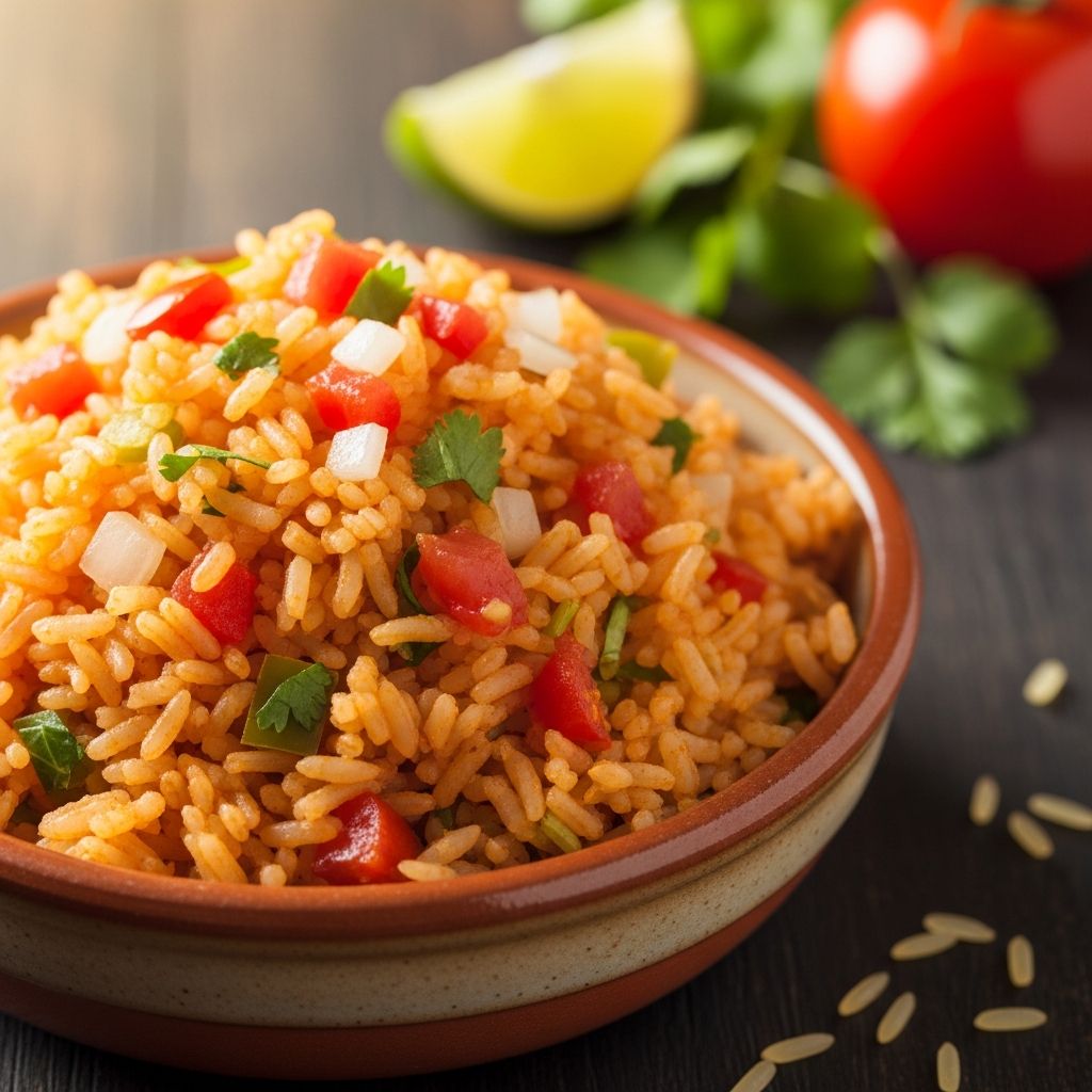 Master the art of fluffy, flavorful Mexican rice with this easy recipe using simple pantry ingredients for authentic taste.