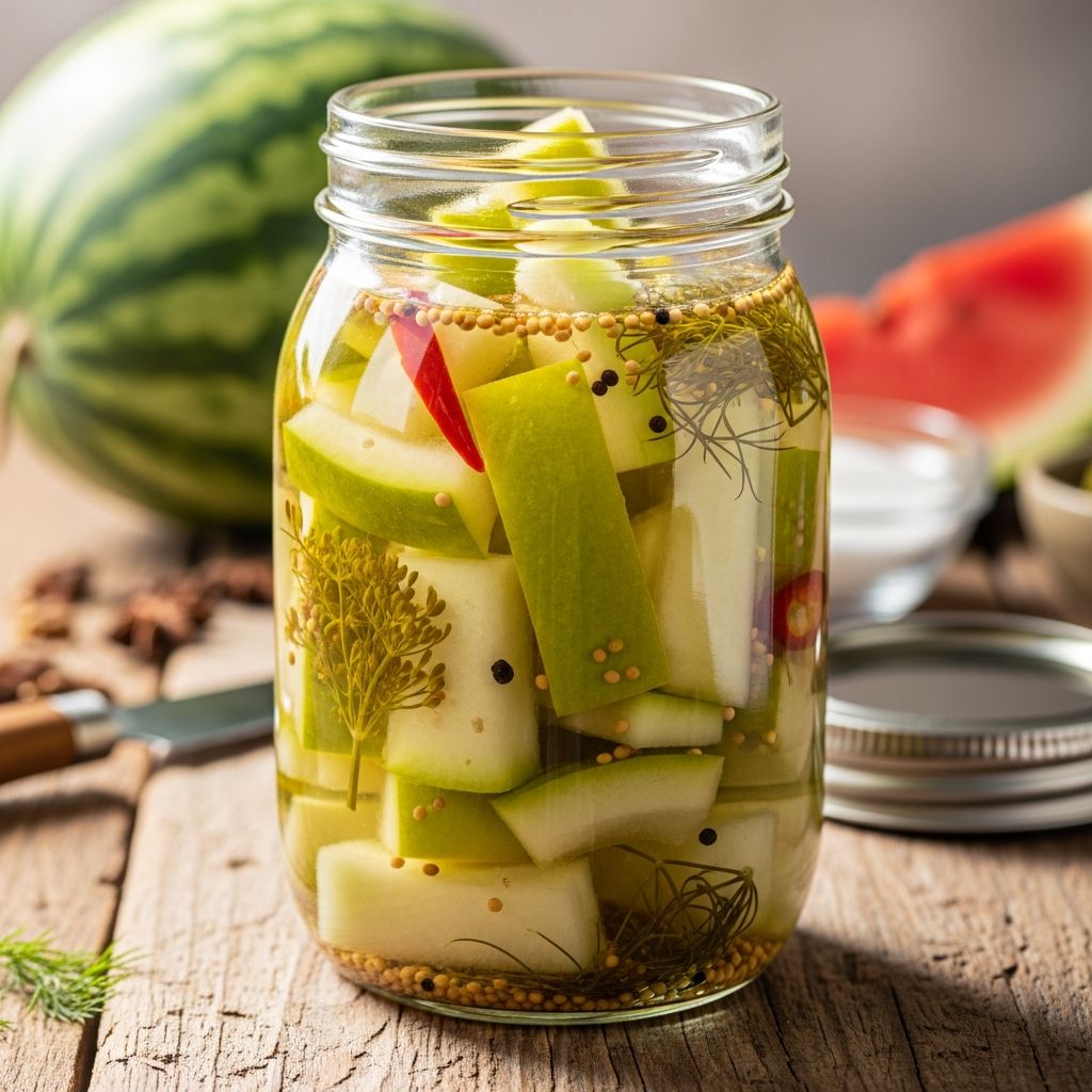 Pickled Watermelon Rinds: Complete Pickling Guide Transform watermelon scraps into tangy, crunchy pickles with simple techniques