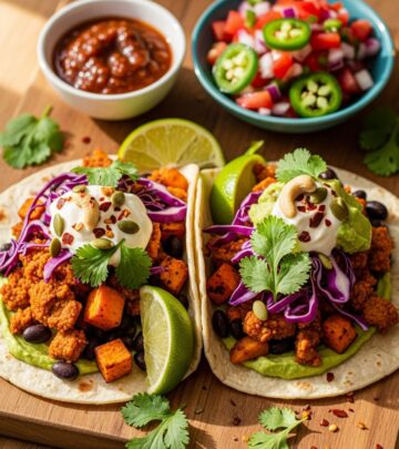Master the art of making satisfying vegan tacos with diverse protein bases and fresh toppings.