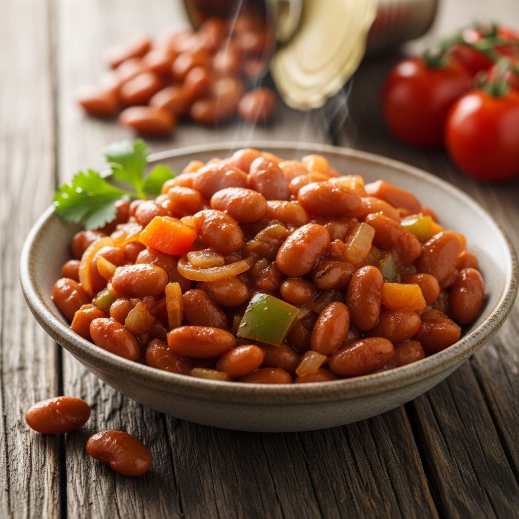 Vegetarian Baked Beans From Cans: Quick Oven Or Skillet Discover simple, flavorful vegetarian baked beans using canned beans for a fast, meat-free side dish everyone loves in under an hour.