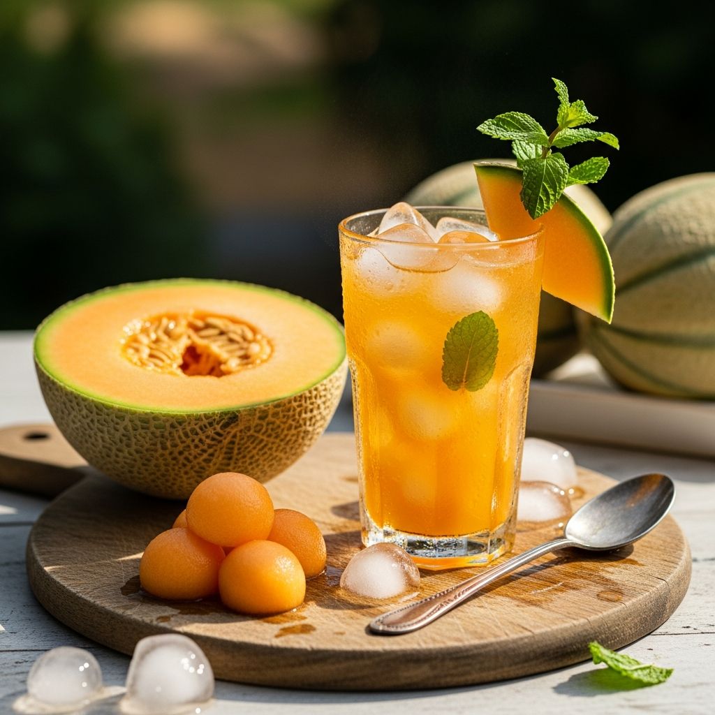 Discover easy homemade cantaloupe drink recipes perfect for beating the heat