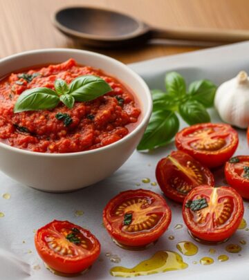 Transform fresh tomatoes into silky, flavorful sauce through gentle roasting.