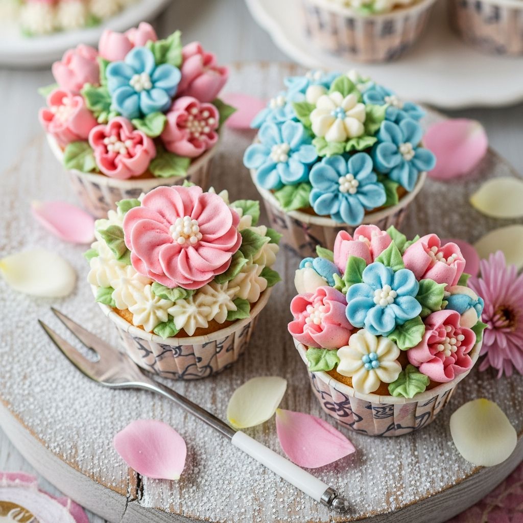 Master effortless floral cupcakes with beginner-friendly piping techniques and versatile recipes for stunning party desserts.