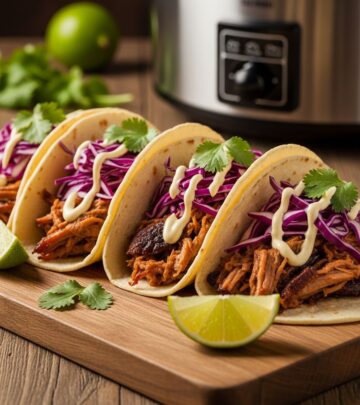 Transform your taco night with tender, flavorful slow cooker pulled pork