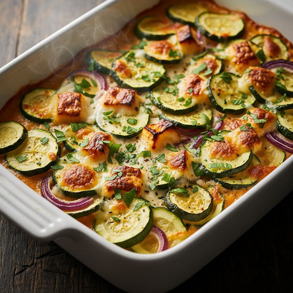 Smoky Zucchini Bake: Melty Cheese Casserole Ready In 1 Hour Discover a flavorful zucchini casserole infused with smoky cheese and herbs for the ultimate summer side dish.