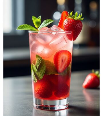 Unlock the ultimate summer refresher: a vibrant strawberry mojito blending fresh fruit, mint, and rum for unforgettable sips.