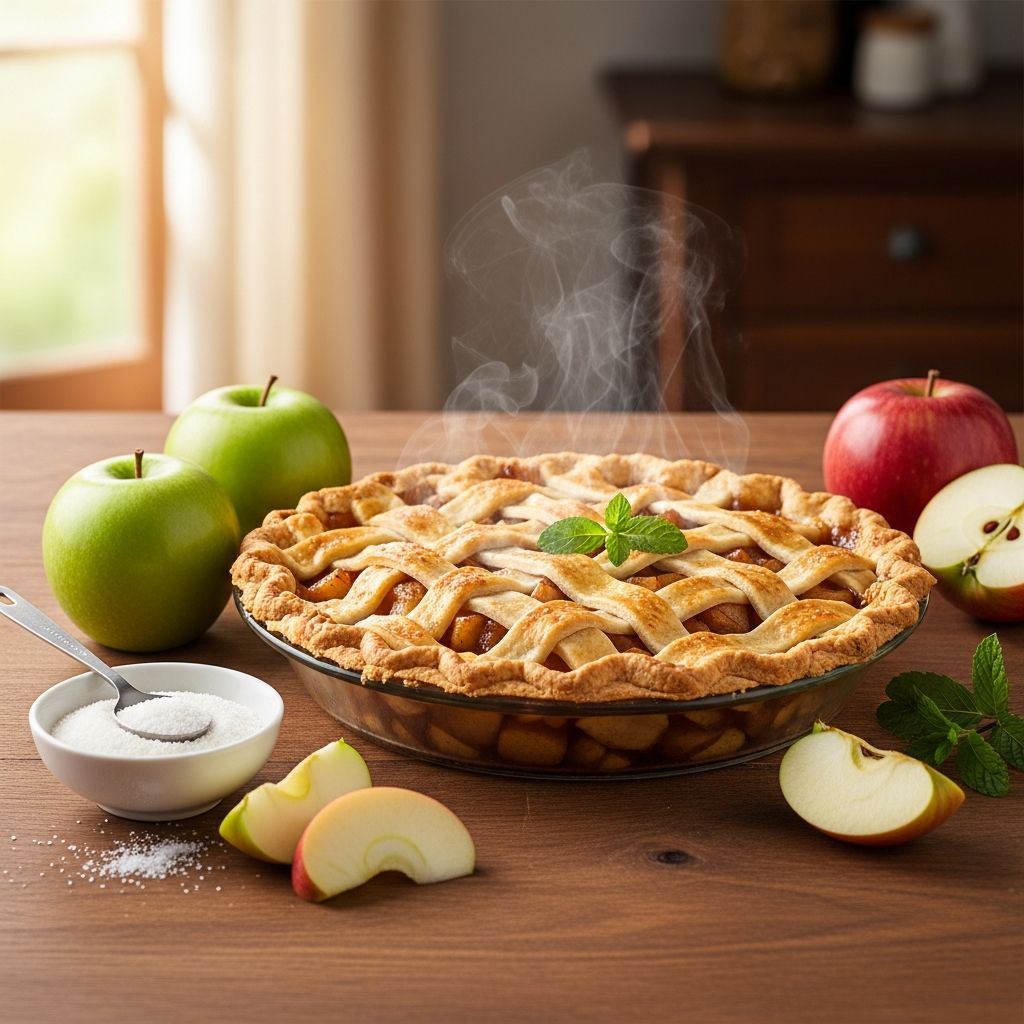 Master the art of baking a delectable apple pie without any added sugar, using natural sweetness for guilt-free indulgence.