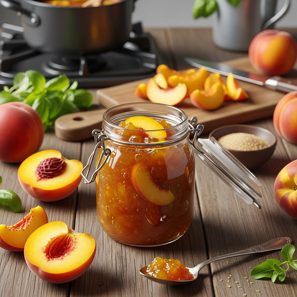 Capture summer's peach flavor with healthy, no-added-sugar preserves using simple techniques and safe preservation methods for year-round enjoyment.