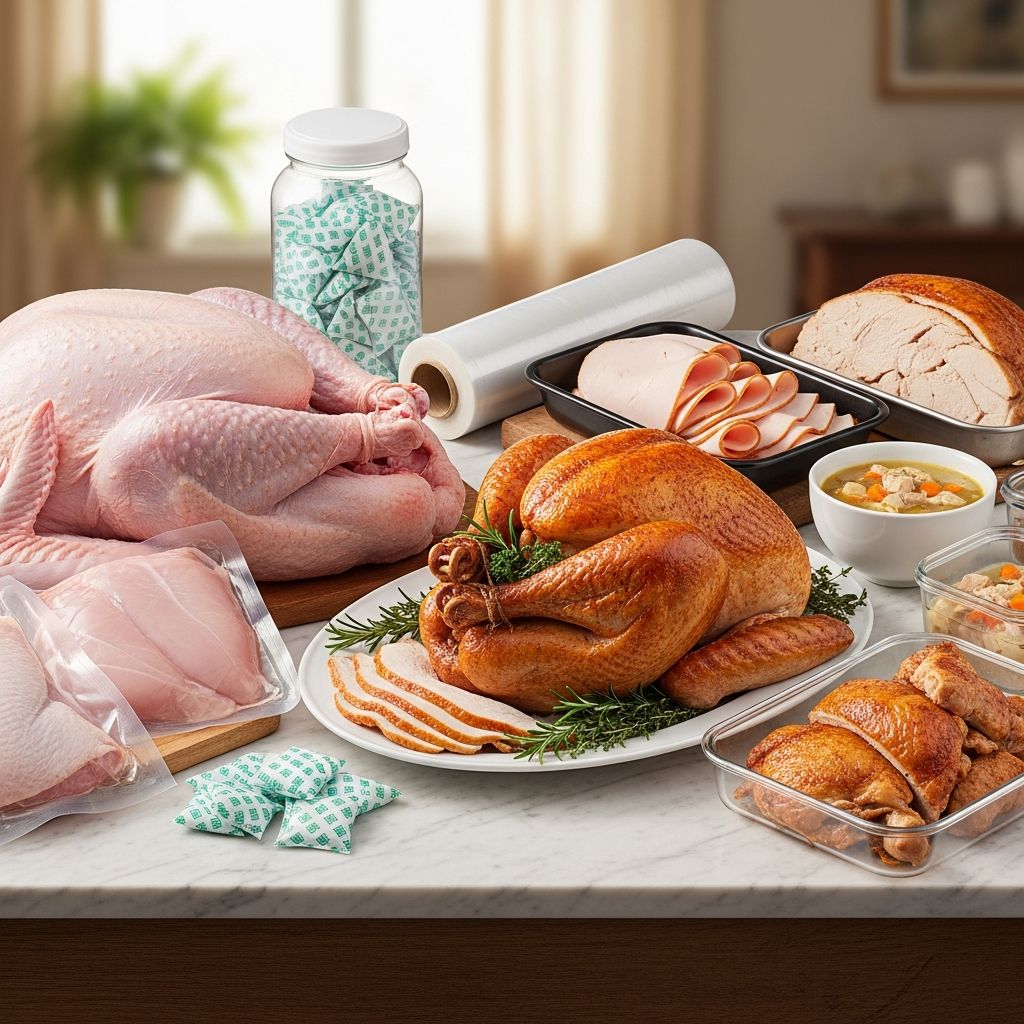 Master the art of storing turkey safely in fridge and freezer to enjoy every bite without worry.