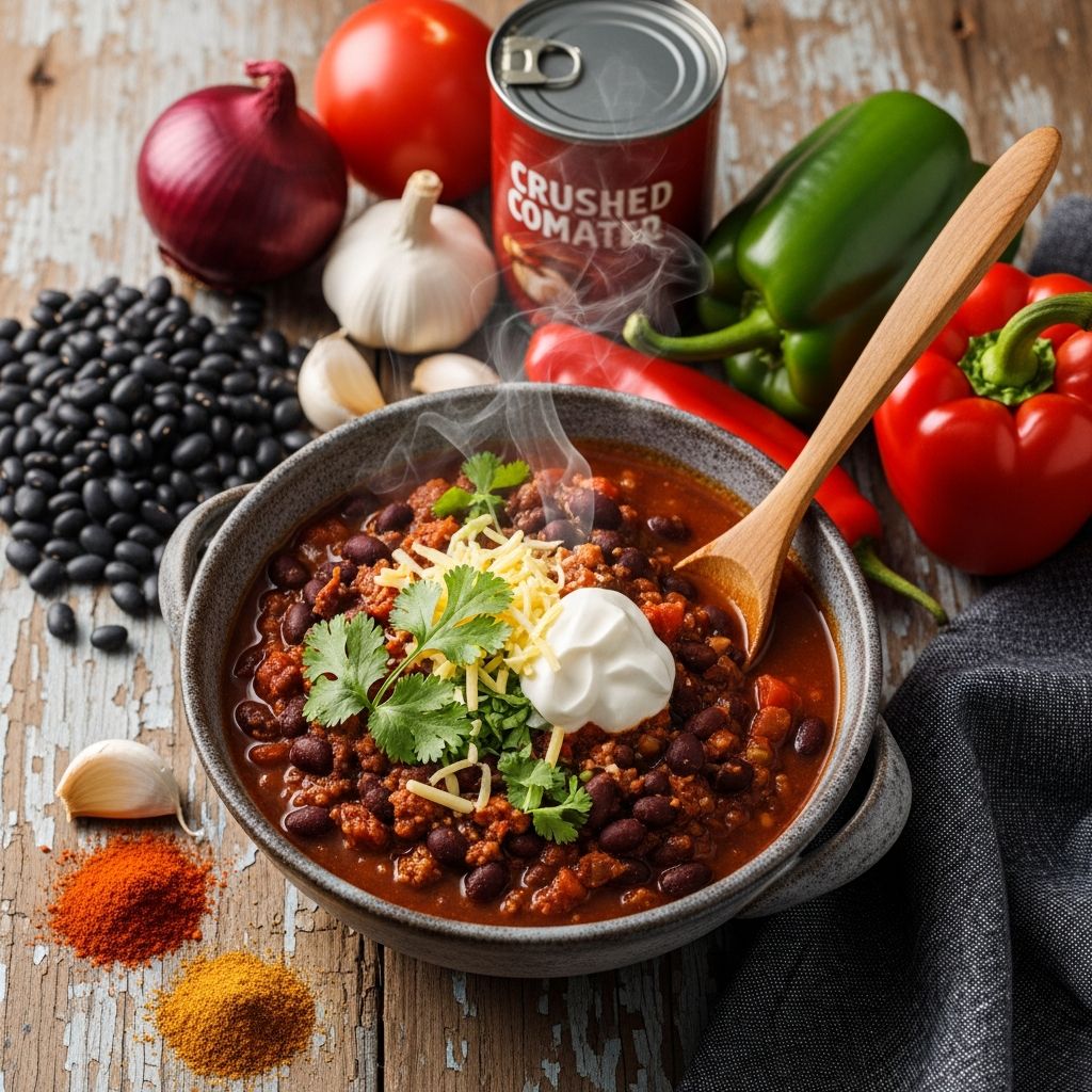 Black Bean Chili: 6-Serving Vegan Recipe In 30 Minutes Master the art of hearty black bean chili with easy recipes, pro tips, and customizable variations for every palate and diet.