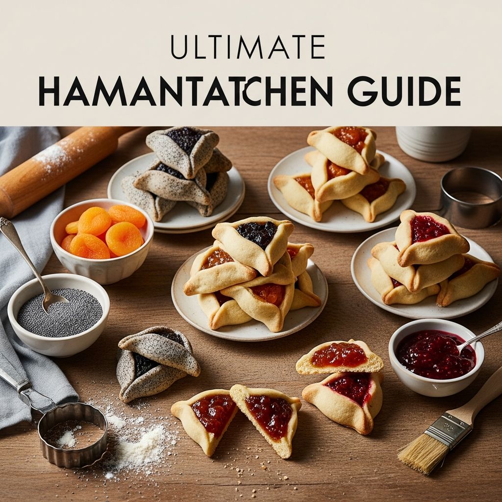 Ultimate Hamantaschen Guide Master the art of perfect hamantaschen with expert dough recipes, fillings, and step-by-step techniques for Purim celebrations.