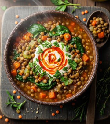 Discover the nourishing world of lentil power soup: a high-protein, fiber-packed recipe that's easy to make and perfect for cozy meals any day.